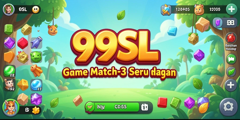 Screenshot menampilkan gameplay seru dan penuh warna dari 99SL.