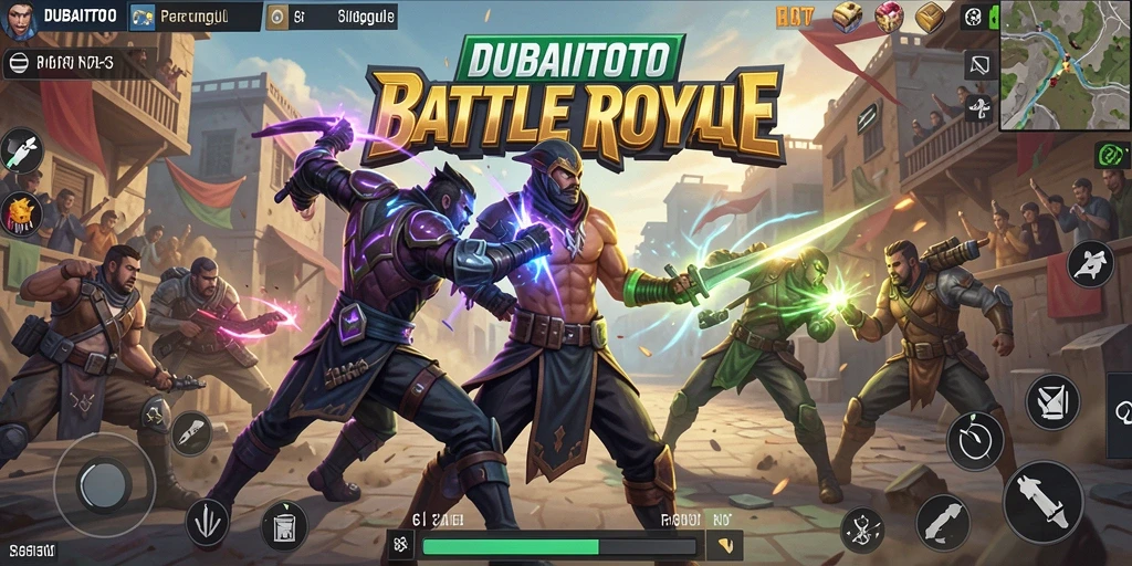 Tampilan gameplay DUBAITOTO menunjukkan pertarungan yang mendebarkan di Battlefield.