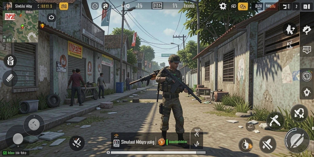 Tampilan gameplay IN22 menampilkan interaksi menarik antar karakter.