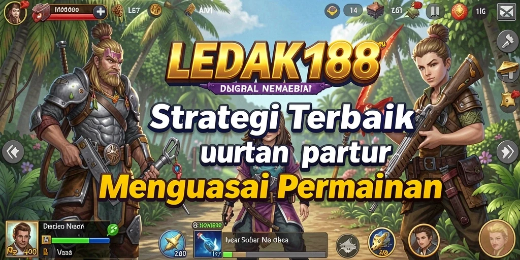 Tampilan gameplay LEDAK188 yang menakjubkan dan penuh strategi.