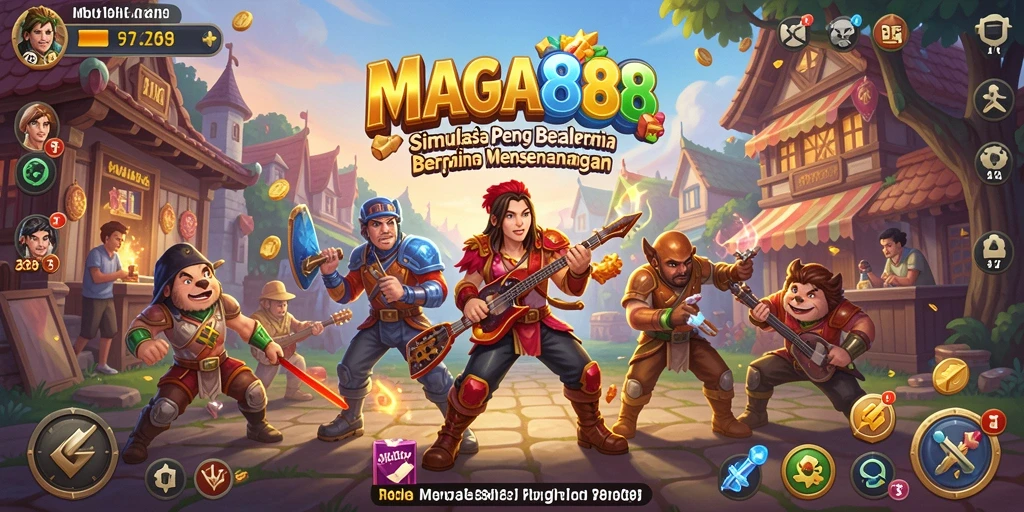 Tampilan gameplay MAGA888 yang seru dan interaktif.