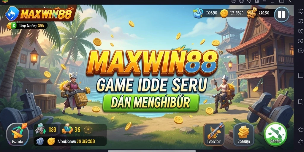 Screenshot gameplay MAXWIN88 menampilkan momen seru dalam permainan Idle.