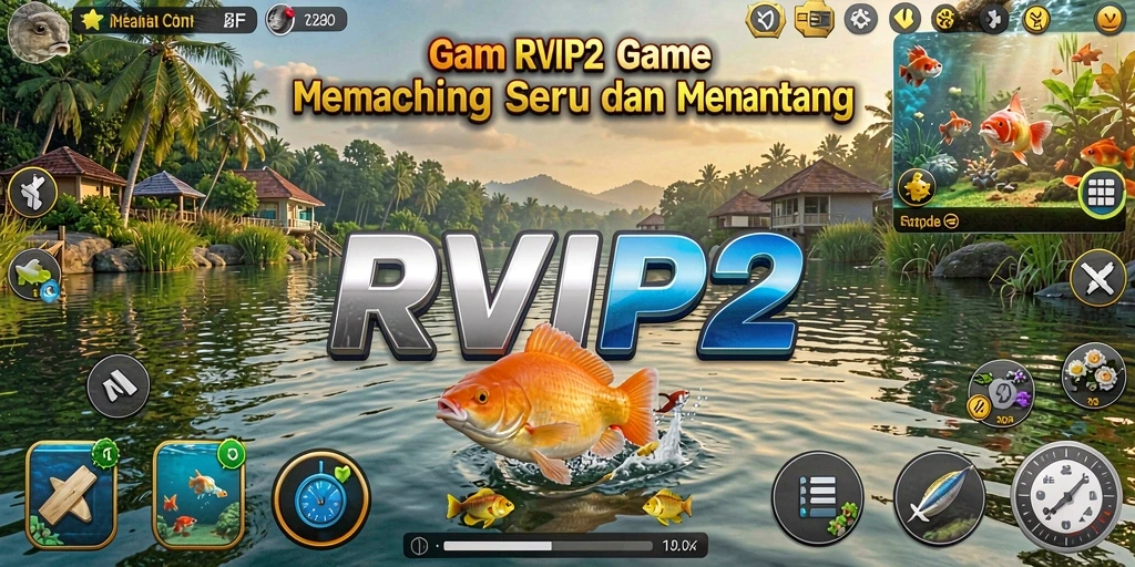 Gameplay memancing yang seru di RVIP2 dengan grafis menakjubkan.