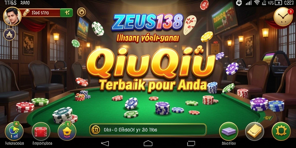 Screenshot menunjukkan gameplay seru QiuQiu di ZEUS138.