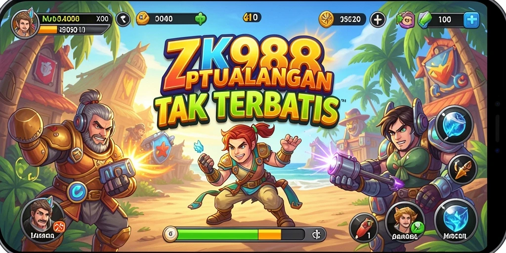Tampilan gameplay seru di ZK988 dengan grafis menarik.